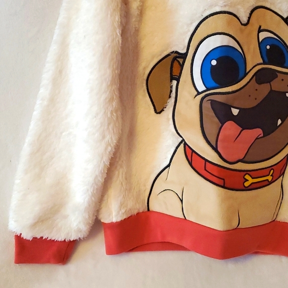 💜 2/$13 NWOT Disney sherpa sweater - Picture 2 of 6